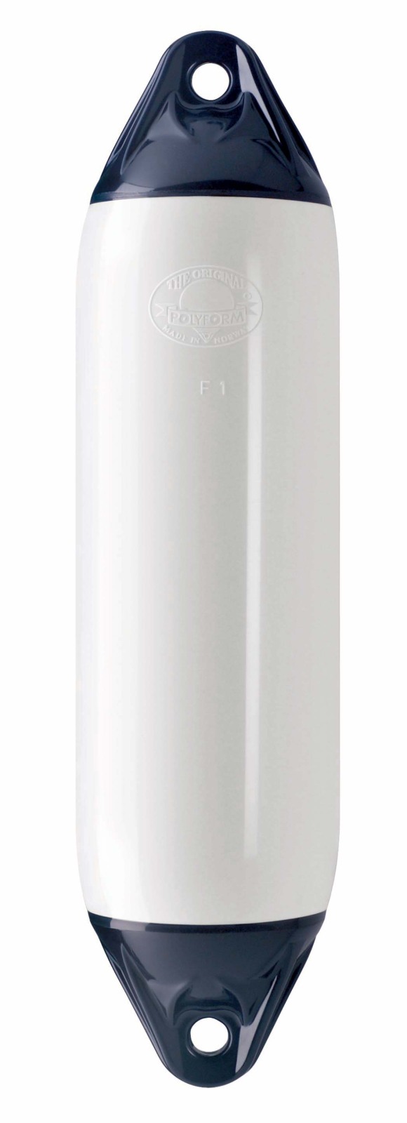 POLYFORM NO Long fender F-1 PVC 610x150mm, white/blue 1 POLYFORM NO Long fender F-1 PVC 610x150mm, white/blue
