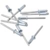 Blind rivets with flat round head NiCu/Zn 4.8x16.5mm 10pcs.