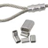 Oval crimp sleeve A2 3mm 10pcs. 2 ntaxxx 1