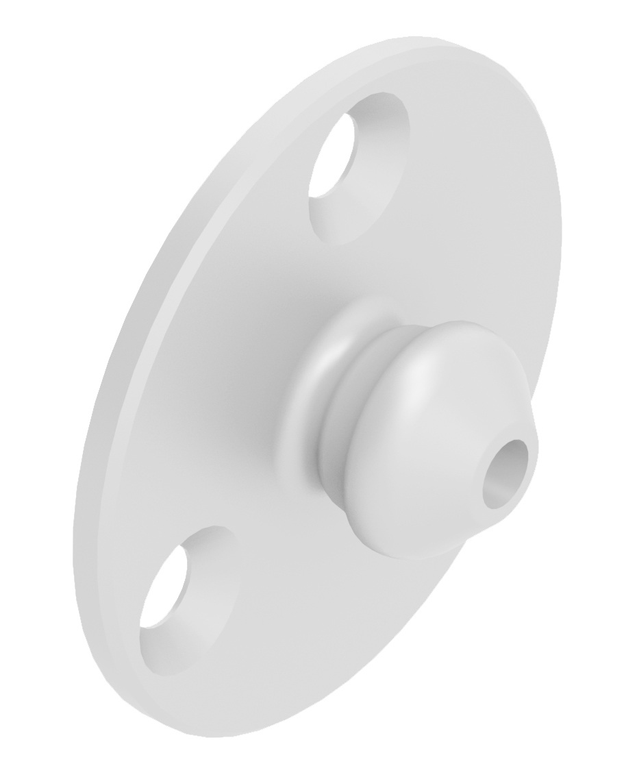 FASTMOUNT Low Profile Screw-on Pins, 10kg, 10pcs. 1 FASTMOUNT Low Profile Screw-on Pins, 10kg, 10pcs.