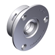 FASTMOUNT Standard socket for screw mounting, self-aligning, 100 pcs.