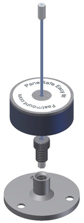FASTMOUNT Panel Control Suspension 150mm for Gluing/Screwing