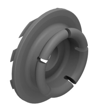 FASTMOUNT Very Low Profile HD Pins for Gluing/Screwing, 10kg, 100pcs.