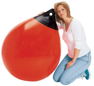 POLYFORM US ball fender A-0 PVC 203x292mm blue