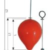 POLYFORM US mooring buoy CM-3 432mm 44.7L red 3 pfcms2 4