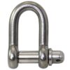 PETERSEN D-shackle with split pin C3 pin 34.9mm, WLL15000kg