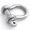 PETERSEN Curved Round Shackle with Nut and Cotter Pin C3 Pin 22.2mm, WLL5500kg