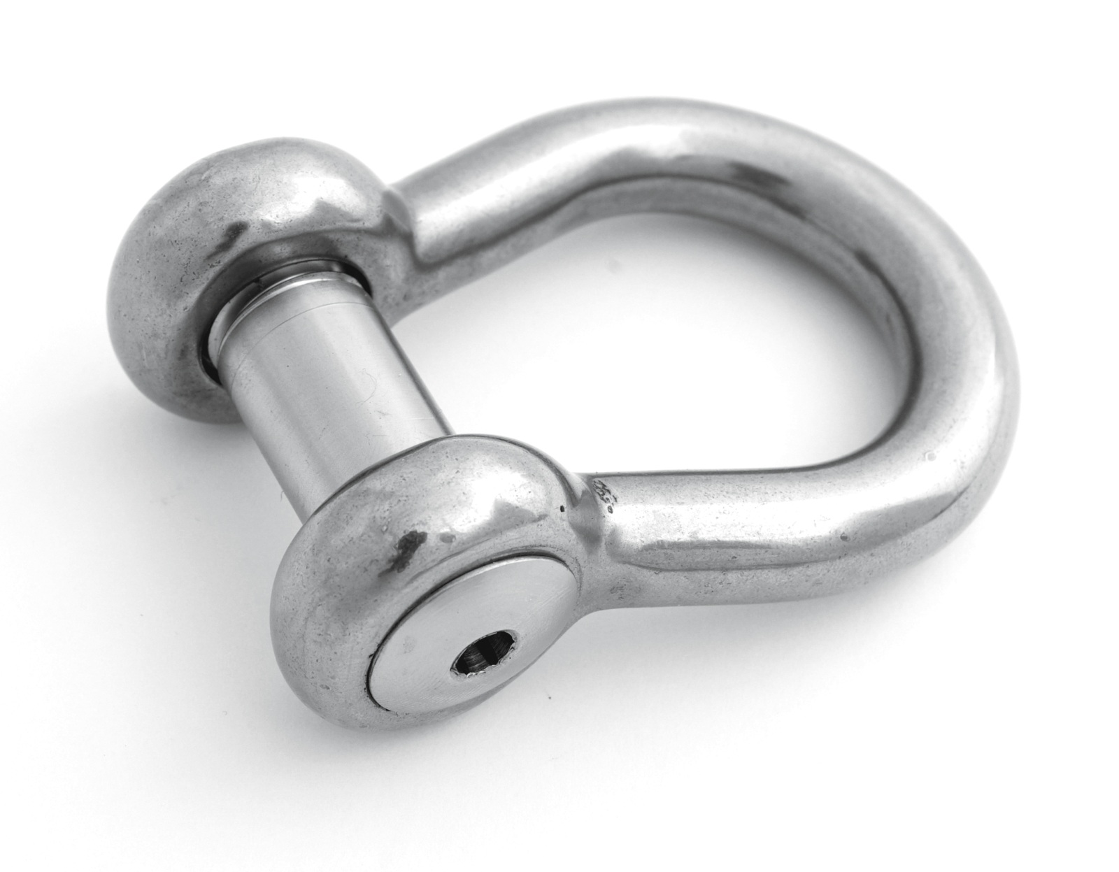 PETERSEN curved round shackle with internal hexagon C3 pin 10mm, WLL800kg 1 PETERSEN curved round shackle with internal hexagon C3 pin 10mm, WLL800kg