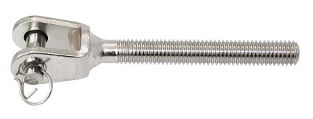 BLUE WAVE threaded fork A4 M20L, pin 19mm 1 BLUE WAVE threaded fork A4 M20L, pin 19mm