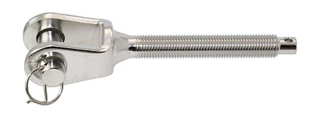 BLUE WAVE threaded fork UNF A4 5/16'L, pin 8mm 1 BLUE WAVE threaded fork UNF A4 5/16'L, pin 8mm