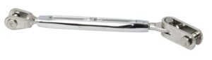 BLUE WAVE turnbuckle fork toggle UNF A4/Brnz 7/16', pin 11mm