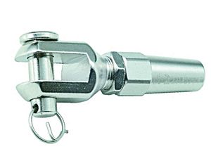 BLUE WAVE screw terminal with fork A4 3mm, pin 6mm 1 BLUE WAVE screw terminal with fork A4 3mm, pin 6mm
