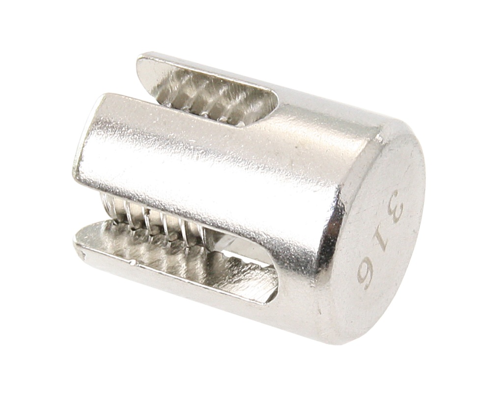 BLUE WAVE cross clamp with blind thread A4 6mm M12 1 BLUE WAVE cross clamp with blind thread A4 6mm M12