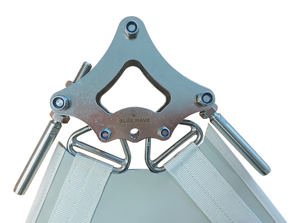 BLUE WAVE corner tensioner for sun sails A4 M12, for 50mm webbing, 6mm wire 1 BLUE WAVE corner tensioner for sun sails A4 M12, for 50mm webbing, 6mm wire