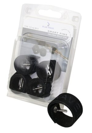 BLUE WAVE Smart pin with Velcro A4 2x8mm, for 1/4" 4pcs. SB-Pack