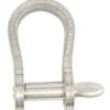 BLUE WAVE flat shackle, curved A4 pin 6mm 2 pi150061 1