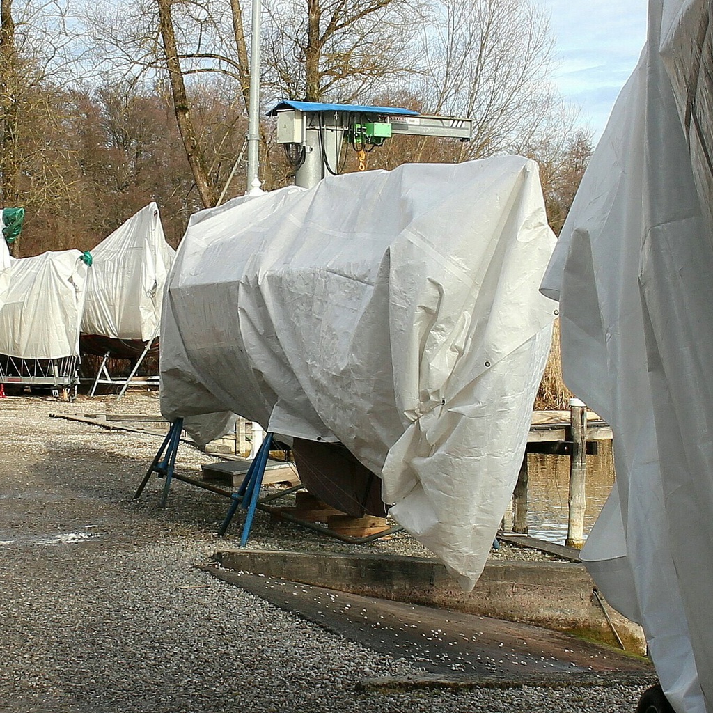 Tarpaulin #16 260g/m² approx. 10x8m white 1 Tarpaulin #16 260g/m² approx. 10x8m white