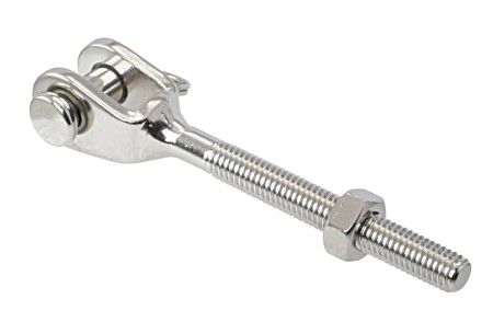 Threaded fork A4 M6, pin 5.8mm 1 Threaded fork A4 M6, pin 5.8mm