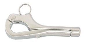 Pelican hook with internal thread A4 M6, eye 14mm
