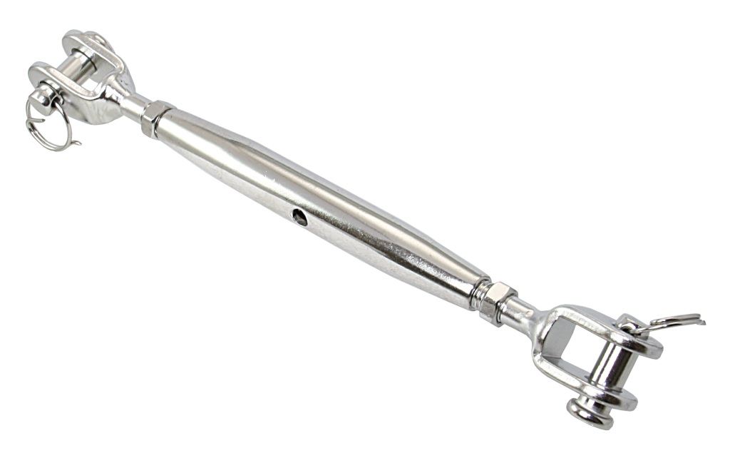Turnbuckle fork-to-fork A4 M6, pin 5.8mm, SB-Pack 1 Turnbuckle fork-to-fork A4 M6, pin 5.8mm, SB-Pack