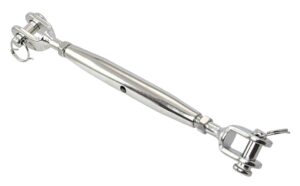 Turnbuckle fork-to-fork A4 M5, pin 4.8mm