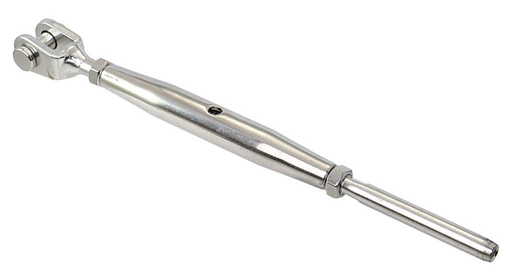 Shroud tensioner terminal fork A4 6mm M12, pin 12mm 1 Shroud tensioner terminal fork A4 6mm M12, pin 12mm