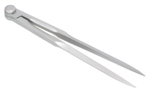 Marine compass, classic nickel-colored matte 180mm