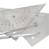 Navigation training set with compass, parallel ruler and course triangle 3 pn7054