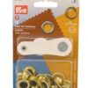 PRYM Eyelet Set with Setting Tool, Brass Eye 11mm, 15 Pieces, SB Pack