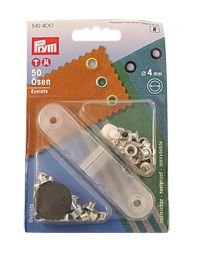 PRYM Eyelet Set with Striking Tool MsNi Eye 11mm 15pcs. SB Pack 1 PRYM Eyelet Set with Striking Tool MsNi Eye 11mm 15pcs. SB Pack