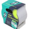 PSP fabric tape, self-adhesive, 50mm x 5m, light grey, UV-resistant