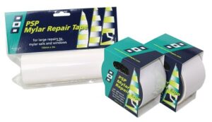 PSP Mylar Repair Tape, self-adhesive, 150mm, clear, 50 microns, 3m