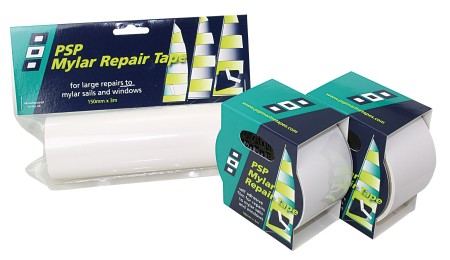 PSP Mylar Repair Tape, self-adhesive, 50mm clear, 25 micron, 3m 1 PSP Mylar Repair Tape, self-adhesive, 50mm clear, 25 micron, 3m