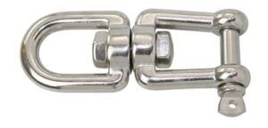 Swivel shackle eye-fork A4 8x88mm
