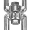 Swivel shackle eye-fork with internal hexagon A4 5x55mm 2 pz7505