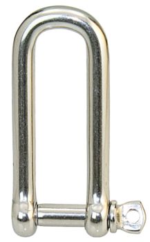 D-shackle long A4 pin 10mm SB pack 1 D-shackle long A4 pin 10mm SB pack