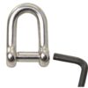 D-shackle with hexagonal A4 pin 5mm 10pcs. 3 pz8508 1