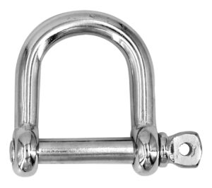D-shackle wide A4 pin 5mm 10pcs.
