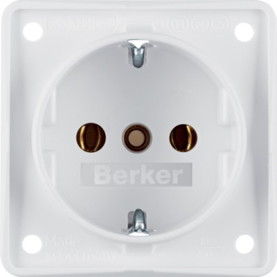 BERKER Schuko socket Integro Flow 230V 16A brown matt 1 BERKER Schuko socket Integro Flow 230V 16A brown matt