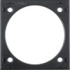 BERKER Integro Flow 10mm spacer ring, anthracite, glossy 2 qb0709