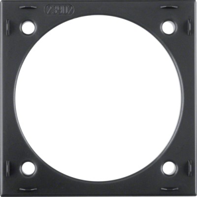 BERKER Integro Flow 10mm spacer ring, anthracite, glossy 1 BERKER Integro Flow 10mm spacer ring, anthracite, glossy