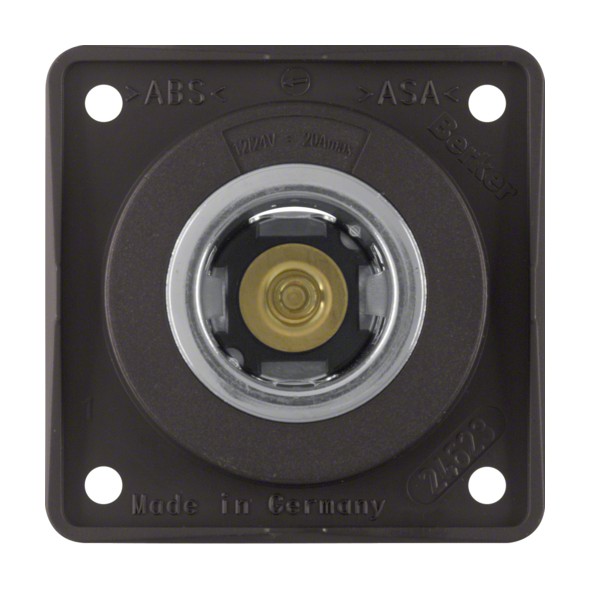 BERKER Integro-Module socket 12V 20A matt brown 1 BERKER Integro-Module socket 12V 20A matt brown