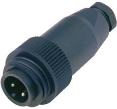 Flange connector, plastic, 50V 10A, for cables 6-8mm, 7-pin 1 Flange connector, plastic, 50V 10A, for cables 6-8mm, 7-pin