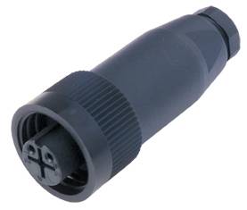 Plastic coupling socket 50V 16A for cables 6-8mm, 2-pole 1 Plastic coupling socket 50V 16A for cables 6-8mm, 2-pole