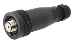 Coaxial coupling socket PBT 50V for 10mm RG213 cable