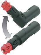 PRO CAR Universal Plug, Angled 12/24V with 8A Fuse 1 PRO CAR Universal Plug, Angled 12/24V with 8A Fuse