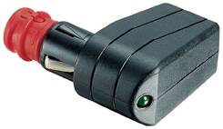 PRO CAR Universal Plug, 90° 12/24V with 8A Fuse and LED SB-Pack