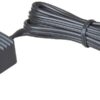 PRO CAR USB-A surface-mount socket, flat 12/24V 3A 42x34mm with 1m cable 2 qg02431