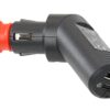 PRO CAR USB-C/A charging plug, angled, 12V 3.6A for standard sockets, with LED 3 qg02442