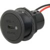 PRO CAR USB-C Flush Mount Socket, Rectangular 12/24V 3A, with LED SB-Pack 3 qg02457 1